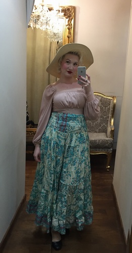 India Skirt Turquoise