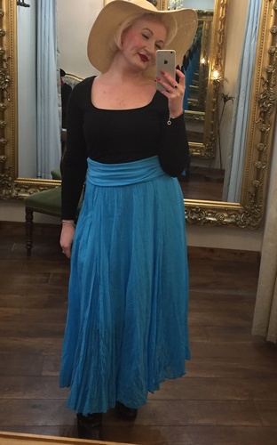 Remy Skirt Aqua Blue