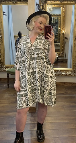 MZ Tunic Dress Khaki