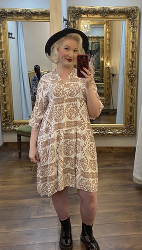 MZ Tunic Dress Beige