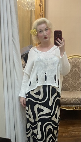 Layering Knit In White