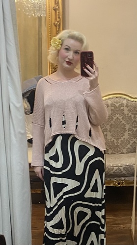 Layering Knit In Pink