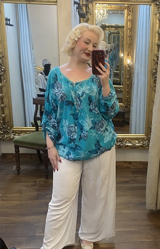 Flower Top Turquoise