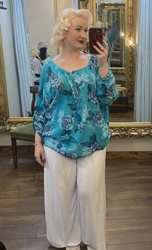 Flower Top Turquoise