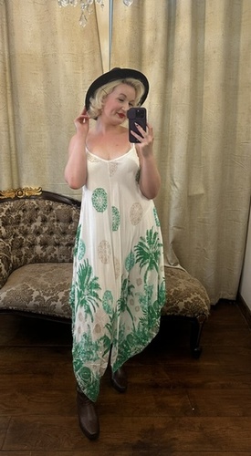 Leaf Dress Green