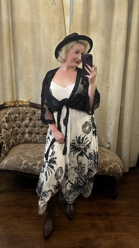 Nd Lace Shrug Black
