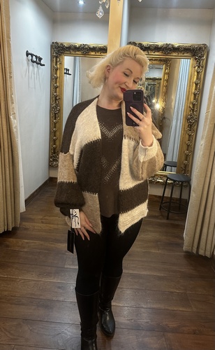 Patch Knit Neutral Tones