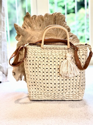 Pretty Tassle Bag Blonde