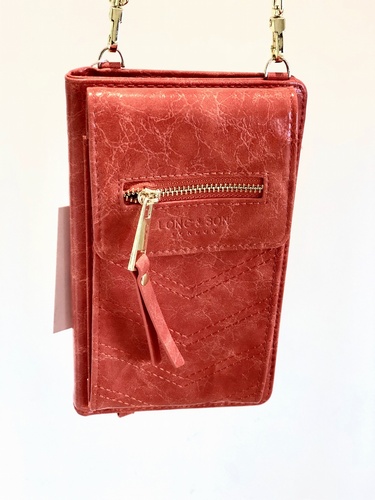 Cross Over Body  Phone Purse Burnt Orange