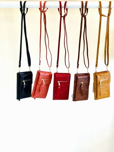 Cross Over Body Phone Purse Navy