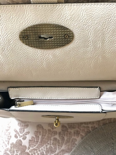 Cross Over Body Messenger Bag Metallic Pewter