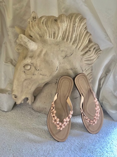 Jewel sandals clearance rose gold