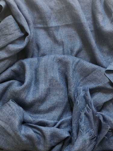Hessian Slub Mid Blue
