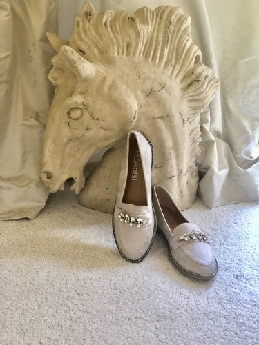 Designer inspired Diamond Shoe Dove Grey