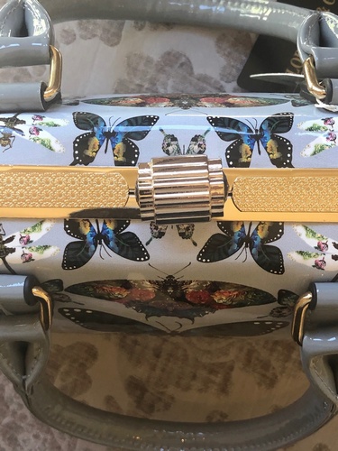 Butterfly Bag Light Grey