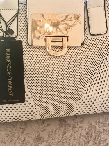 Punched out Bag off White