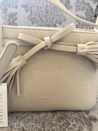 Tassle Bow Bag soft Sand