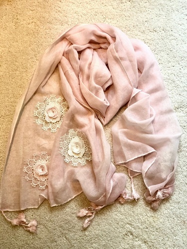 Appliqué Flower Soft Pink