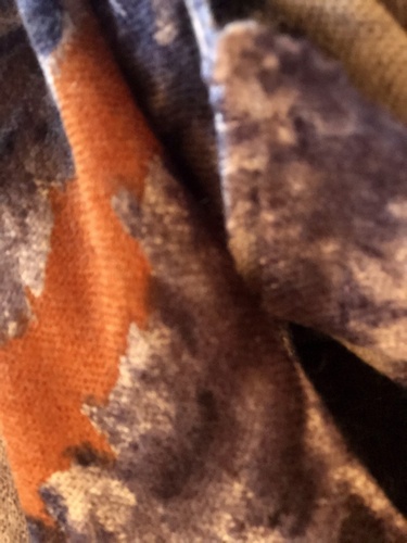 Shocking Band Scarf Rust Band
