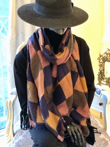 Patch Work Scarf Multicolour
