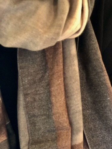 Terry Borders Warm Pashmina Grey's Tobacco