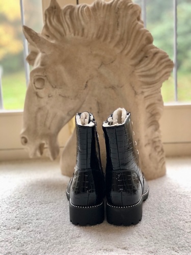 Diamanté Doc Boots