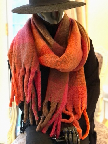 Soft Wrap Scarf Multicolour