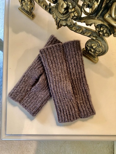Fingerless Gloves Mocha