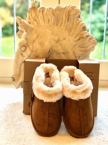 Luxury Slippers Chestnut