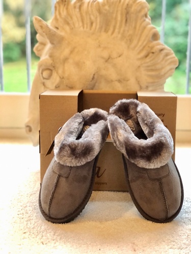 Luxury Slippers Grey