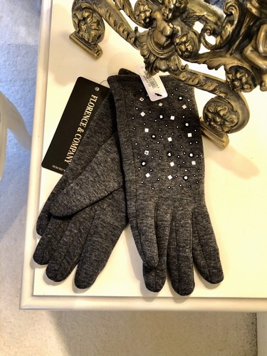Stud Glove Grey