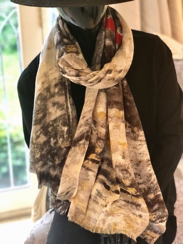 Strike Scarf Multicolour Mocha