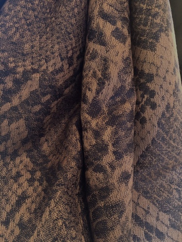 Snake Design Pashmina Navy