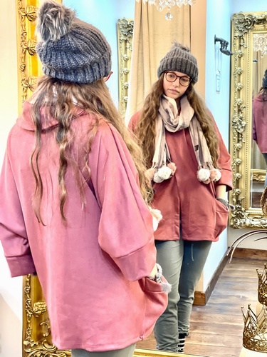 Super Soft Pom Pom Scarf Pinks