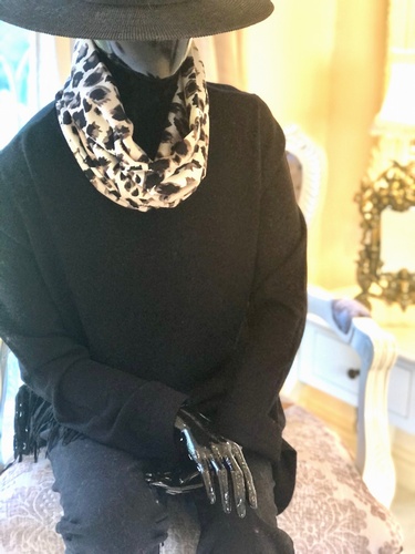 Leopard Face Covering Snood Leopard Print