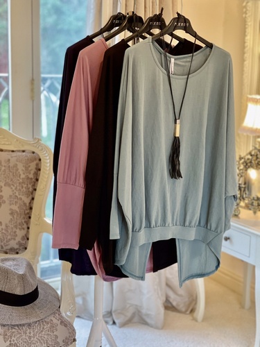 Drape Open Back Top Tiffany