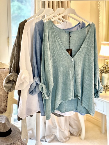 New Season Jkt Over Top Blue Jean