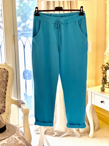 New Season Super Soft Joggers Caribbean Turquoise